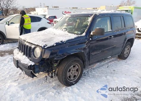 2016 Jeep Patriot Sport z USA, uszkodzony, nr VIN 1C4NJRBBXGD524264